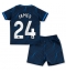 Chelsea Reece James #24 Uit tenue voor kinderen 2023-24 Korte Mouwen (+ broek)