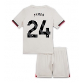 Chelsea Reece James #24 Uit tenue voor kinderen 2025-26 Korte Mouwen (+ broek)