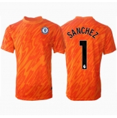 Chelsea Robert Sanchez #1 Keeper Thuis tenue 2024-25 Korte Mouwen