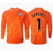 Chelsea Robert Sanchez #1 Keeper Thuis tenue 2024-25 Lange Mouwen