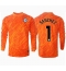 Chelsea Robert Sanchez #1 Keeper Thuis tenue 2024-25 Lange Mouwen