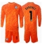 Chelsea Robert Sanchez #1 Keeper Thuis tenue voor kinderen 2024-25 Lange Mouwen (+ broek)