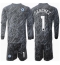 Chelsea Robert Sanchez #1 Keeper Uit tenue voor kinderen 2024-25 Lange Mouwen (+ broek)