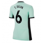 Chelsea Thiago Silva #6 Derde tenue voor Dames 2023-24 Korte Mouwen