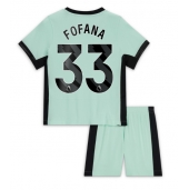 Chelsea Wesley Fofana #33 Derde tenue voor kinderen 2023-24 Korte Mouwen (+ broek)