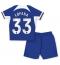 Chelsea Wesley Fofana #33 Thuis tenue voor kinderen 2023-24 Korte Mouwen (+ broek)