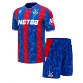 Crystal Palace Thuis tenue voor kinderen 2024-25 Korte Mouwen (+ broek)