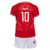 Denemarken Christian Eriksen #10 Thuis tenue voor kinderen EK 2024 Korte Mouwen (+ broek)