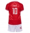 Denemarken Christian Eriksen #10 Thuis tenue voor kinderen EK 2024 Korte Mouwen (+ broek)