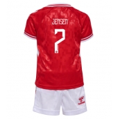 Denemarken Mathias Jensen #7 Thuis tenue voor kinderen EK 2024 Korte Mouwen (+ broek)
