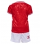 Denemarken Thuis tenue voor kinderen EK 2024 Korte Mouwen (+ broek)