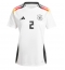 Duitsland Antonio Rudiger #2 Thuis tenue voor Dames EK 2024 Korte Mouwen