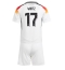 Duitsland Florian Wirtz #17 Thuis tenue voor kinderen EK 2024 Korte Mouwen (+ broek)