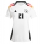 Duitsland Ilkay Gundogan #21 Thuis tenue voor Dames EK 2024 Korte Mouwen