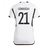 Duitsland Ilkay Gundogan #21 Thuis tenue voor Dames WK 2022 Korte Mouwen