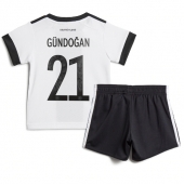 Duitsland Ilkay Gundogan #21 Thuis tenue voor kinderen WK 2022 Korte Mouwen (+ broek)