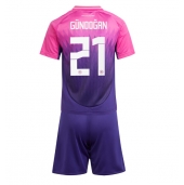 Duitsland Ilkay Gundogan #21 Uit tenue voor kinderen EK 2024 Korte Mouwen (+ broek)