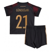 Duitsland Ilkay Gundogan #21 Uit tenue voor kinderen WK 2022 Korte Mouwen (+ broek)