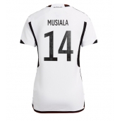 Duitsland Jamal Musiala #14 Thuis tenue voor Dames WK 2022 Korte Mouwen