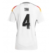 Duitsland Jonathan Tah #4 Thuis tenue voor Dames EK 2024 Korte Mouwen
