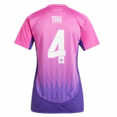 Duitsland Jonathan Tah #4 Uit tenue voor Dames EK 2024 Korte Mouwen