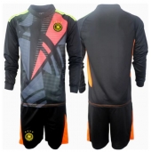 Duitsland Keeper Thuis tenue voor kinderen EK 2024 Lange Mouwen (+ broek)