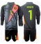 Duitsland Manuel Neuer #1 Keeper Thuis tenue voor kinderen EK 2024 Lange Mouwen (+ broek)