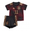 Duitsland Mario Gotze #11 Uit tenue voor kinderen WK 2022 Korte Mouwen (+ broek)