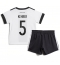Duitsland Thilo Kehrer #5 Thuis tenue voor kinderen WK 2022 Korte Mouwen (+ broek)