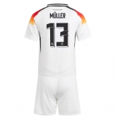 Duitsland Thomas Muller #13 Thuis tenue voor kinderen EK 2024 Korte Mouwen (+ broek)