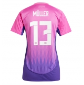 Duitsland Thomas Muller #13 Uit tenue voor Dames EK 2024 Korte Mouwen