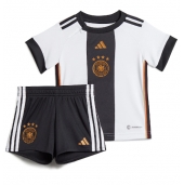 Duitsland Thuis tenue voor kinderen WK 2022 Korte Mouwen (+ broek)