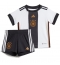 Duitsland Thuis tenue voor kinderen WK 2022 Korte Mouwen (+ broek)