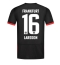Eintracht Frankfurt Hugo Larsson #16 Uit tenue 2024-25 Korte Mouwen