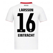 Eintracht Frankfurt Hugo Larsson #16 Uit tenue 2025-26 Korte Mouwen