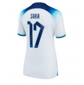 Engeland Bukayo Saka #17 Thuis tenue voor Dames WK 2022 Korte Mouwen