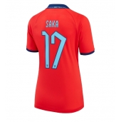 Engeland Bukayo Saka #17 Uit tenue voor Dames WK 2022 Korte Mouwen