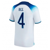 Engeland Declan Rice #4 Thuis tenue WK 2022 Korte Mouwen