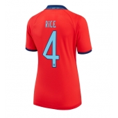 Engeland Declan Rice #4 Uit tenue voor Dames WK 2022 Korte Mouwen