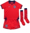 Engeland Declan Rice #4 Uit tenue voor kinderen WK 2022 Korte Mouwen (+ broek)