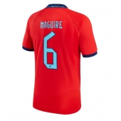 Engeland Harry Maguire #6 Uit tenue WK 2022 Korte Mouwen