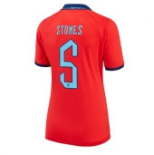 Engeland John Stones #5 Uit tenue voor Dames WK 2022 Korte Mouwen