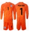 Engeland Jordan Pickford #1 Keeper Thuis tenue voor kinderen EK 2024 Lange Mouwen (+ broek)