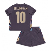Engeland Jude Bellingham #10 Uit tenue voor kinderen EK 2024 Korte Mouwen (+ broek)