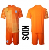 Engeland Keeper Uit tenue voor kinderen WK 2022 Korte Mouwen (+ broek)
