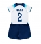 Engeland Kyle Walker #2 Thuis tenue voor kinderen WK 2022 Korte Mouwen (+ broek)