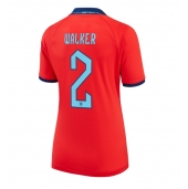 Engeland Kyle Walker #2 Uit tenue voor Dames WK 2022 Korte Mouwen