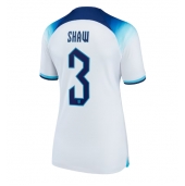 Engeland Luke Shaw #3 Thuis tenue voor Dames WK 2022 Korte Mouwen