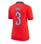 Engeland Luke Shaw #3 Uit tenue voor Dames WK 2022 Korte Mouwen