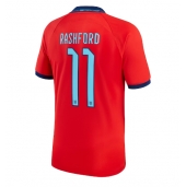 Engeland Marcus Rashford #11 Uit tenue WK 2022 Korte Mouwen